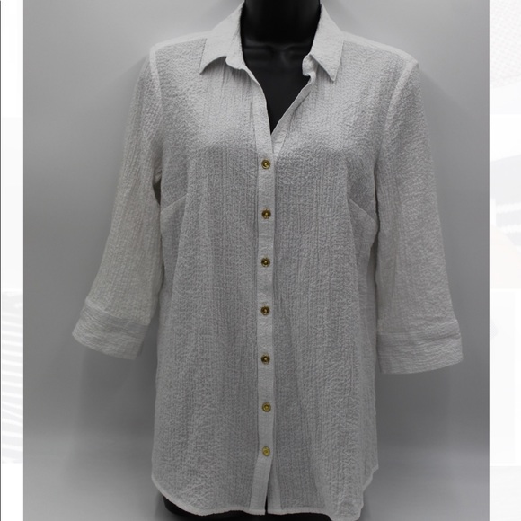 Dana Buchman Tops - White button down